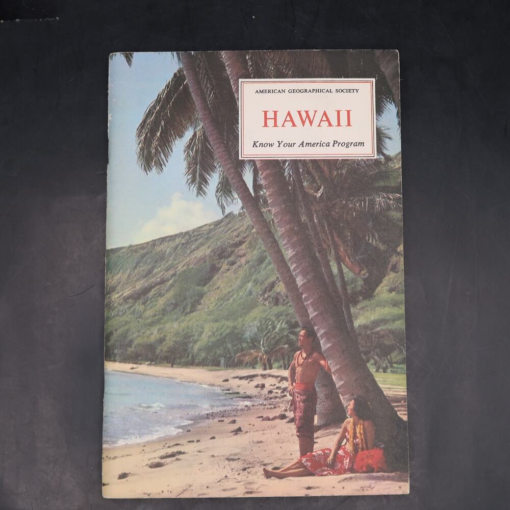 American Geographical Society Know Your America: Hawaii Booklet 1966 Vintage